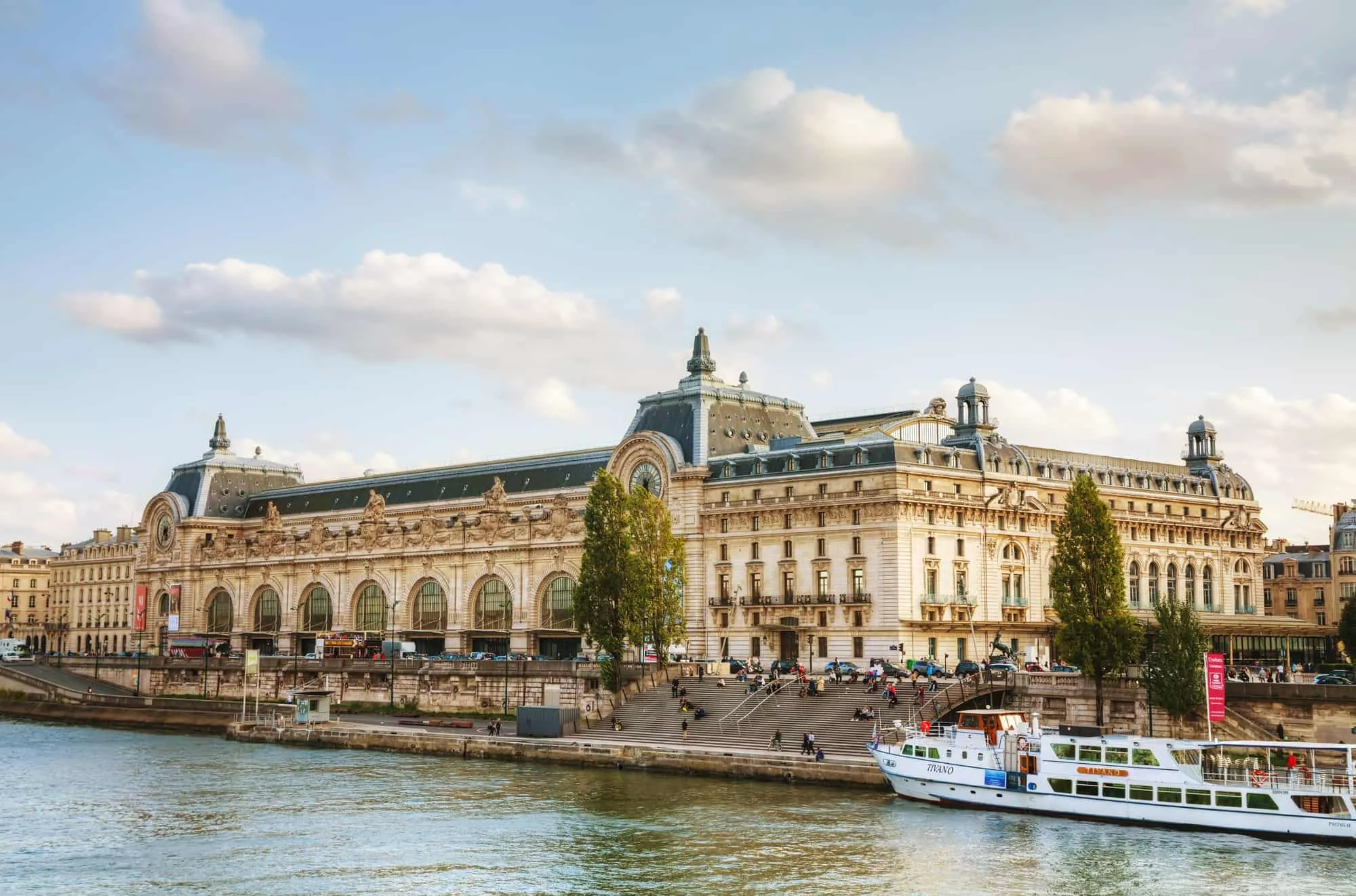 Musée d'Orsay on the Seine with Beaux‑Arts façade